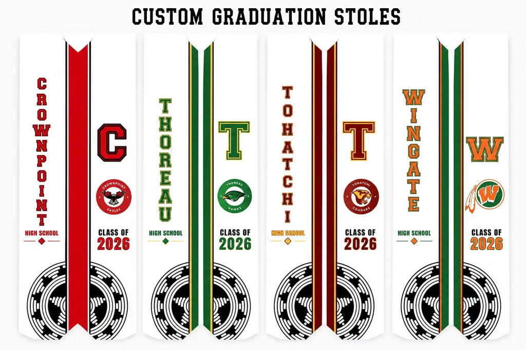 Custom Graduation Stole - Personalized Sublimation Design