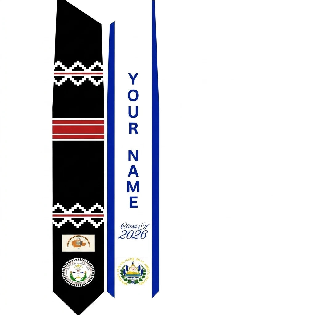 Custom Graduation Stole - Personalized Sublimation Design